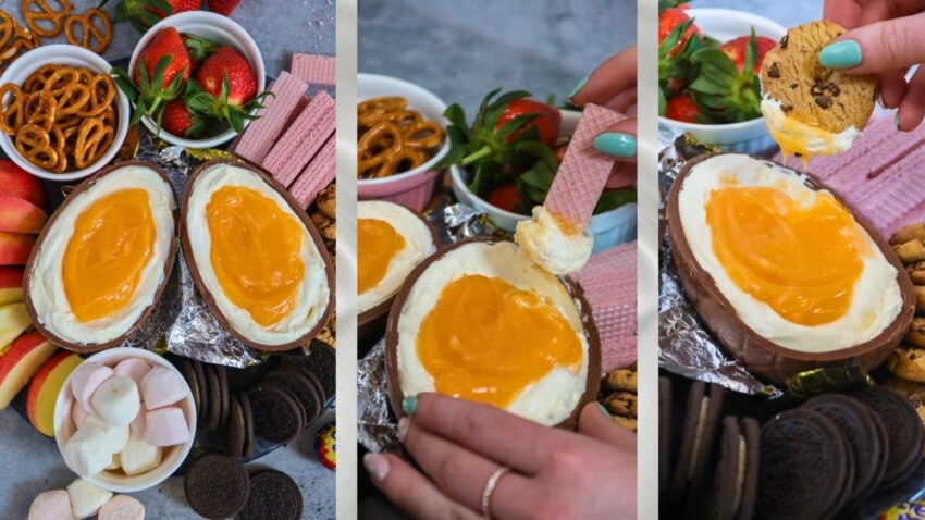 ‘Creme Egg’ Cheesecake Dip!